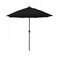 California Umbrella 7.5' Bronze Aluminum Market Patio Umbrella, Pacifica Black 194061336700 - alternate 1